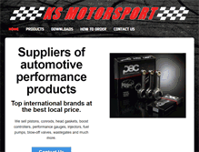 Tablet Screenshot of ksmotorsport.co.za